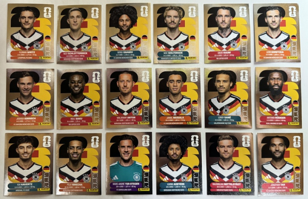 PANINI alle 18 DFB Special Sticker, FIFA WM 2026 Sticker